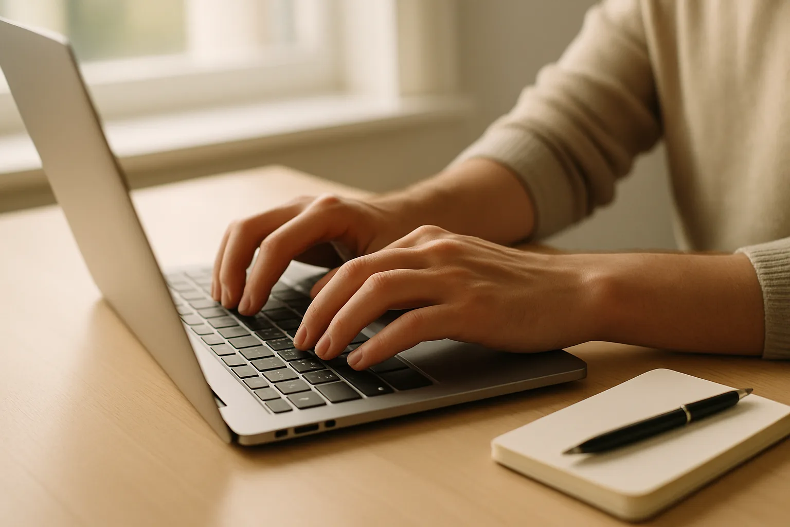 Chef d'entreprise TPE travaillant avec des outils numériques à son bureau