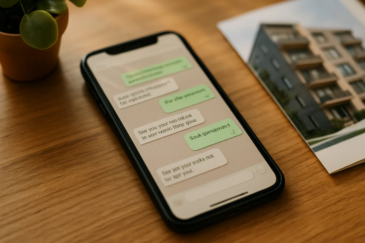 Risposta automatica AI a un cliente immobiliare su WhatsApp senza errori