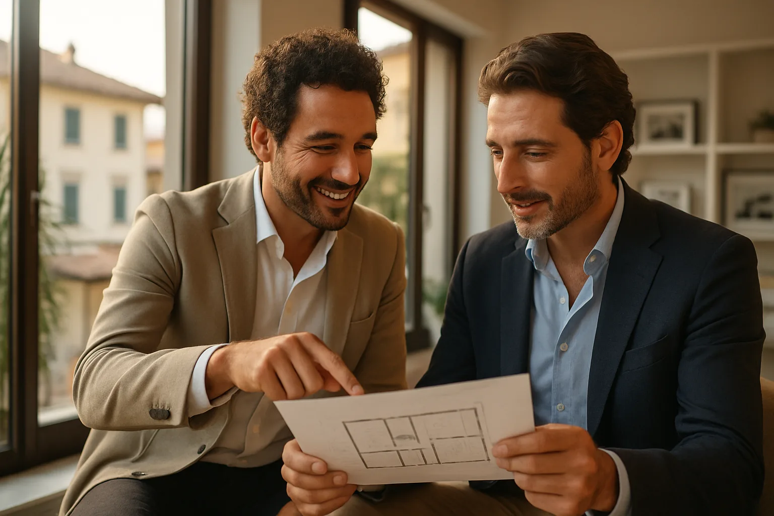 Agenti immobiliari che lavorano in agenzia con più tempo grazie all'automazione delle risposte ai clienti