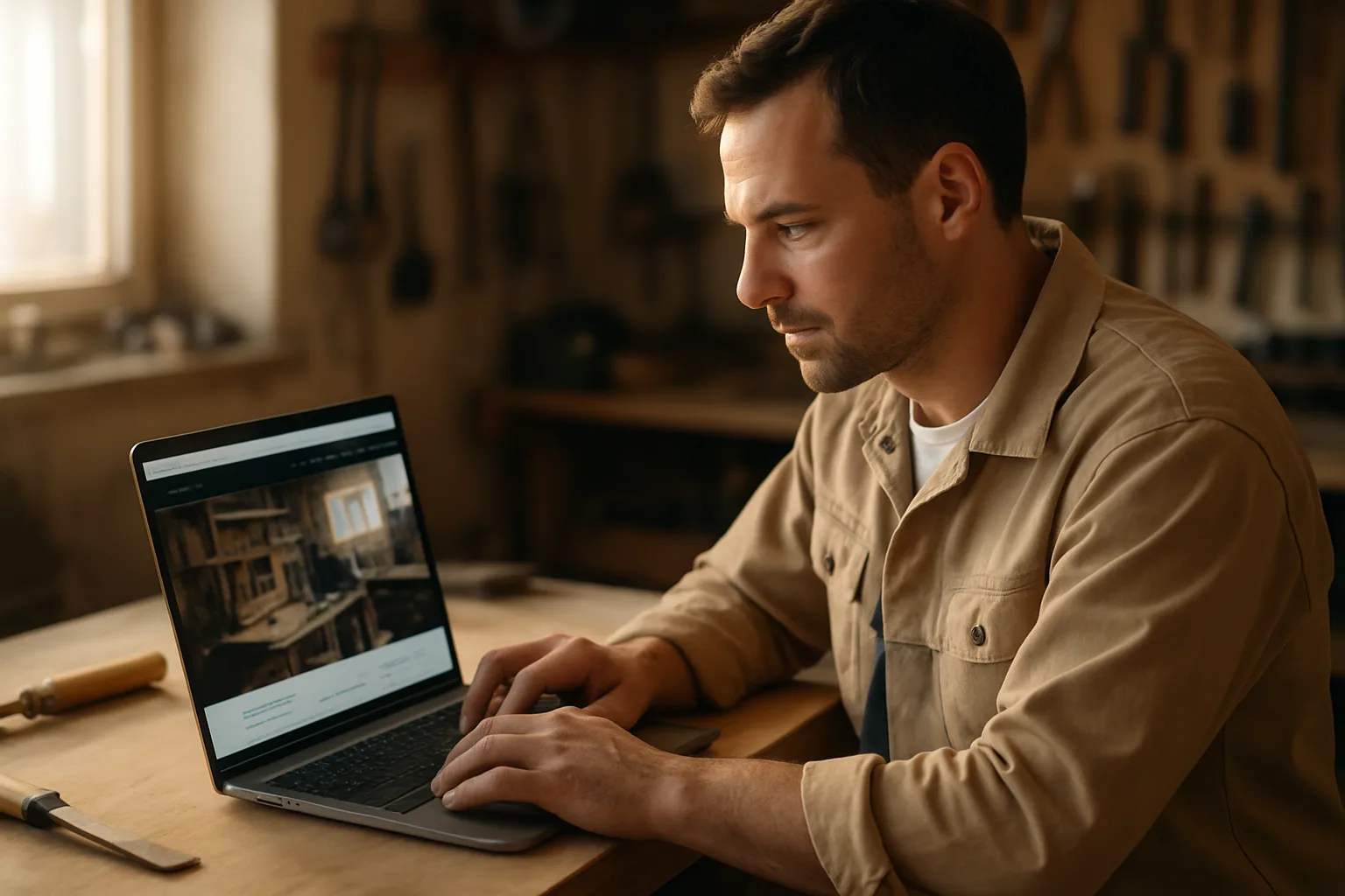 Homepage für Handwerker, die Aufträge bringt