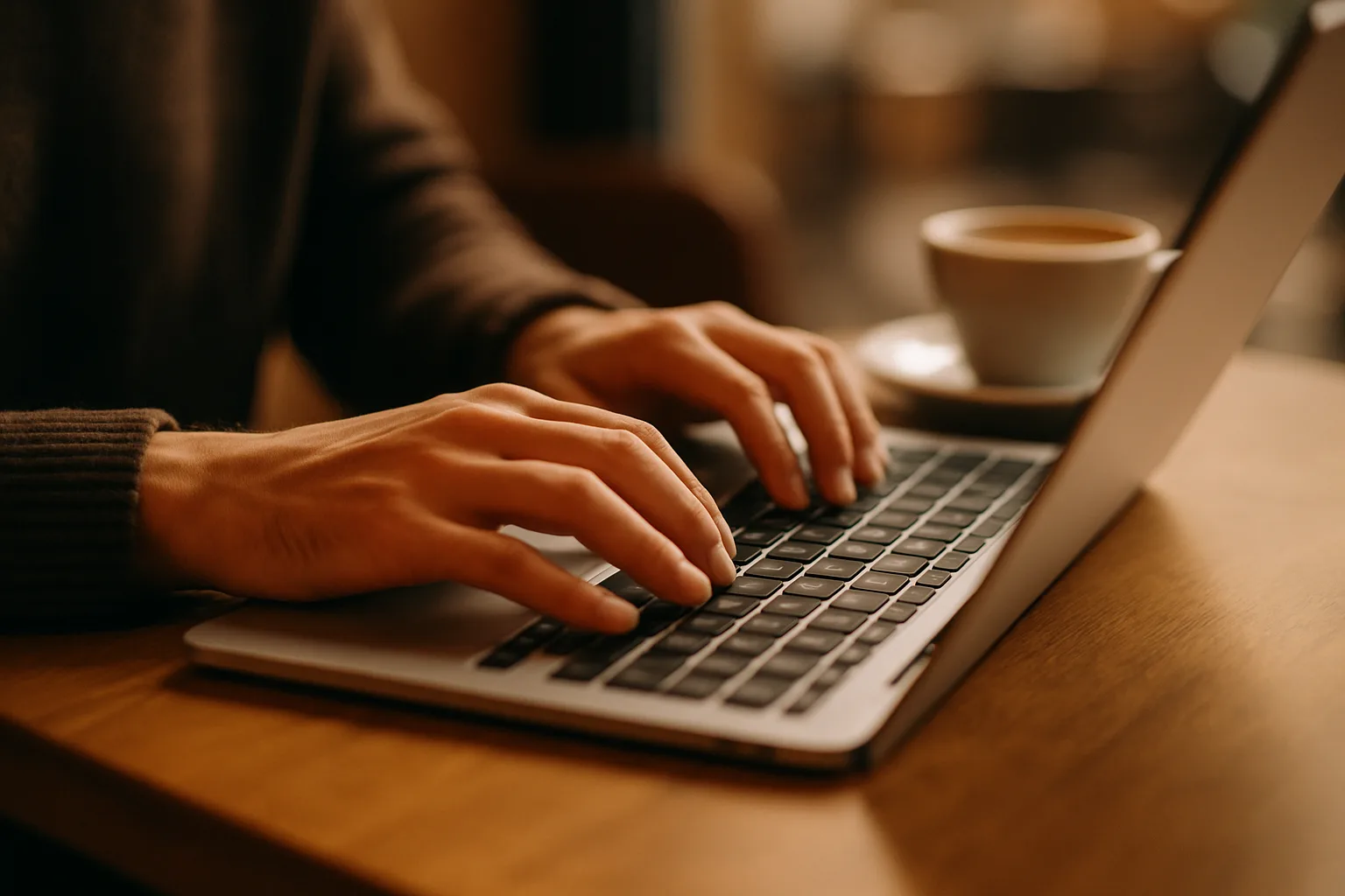 Inhaber eines kleinen Unternehmens arbeitet an der Online-Sichtbarkeit seiner Website