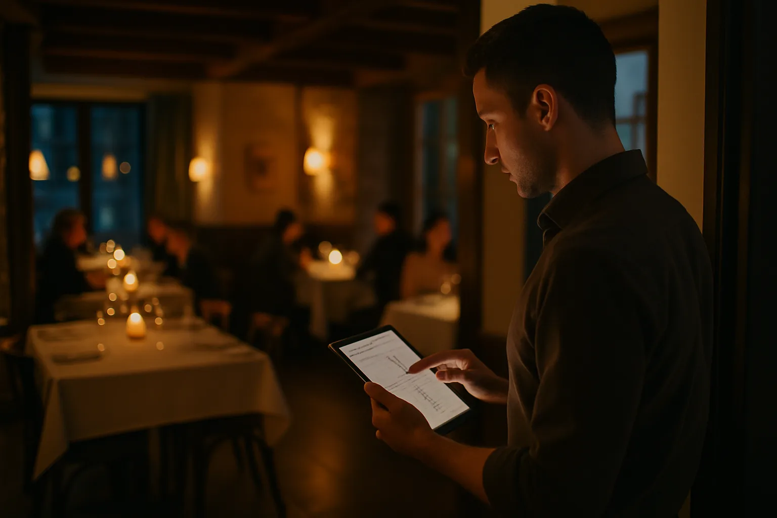 A restaurant website that fills tables: online reservations, no commission