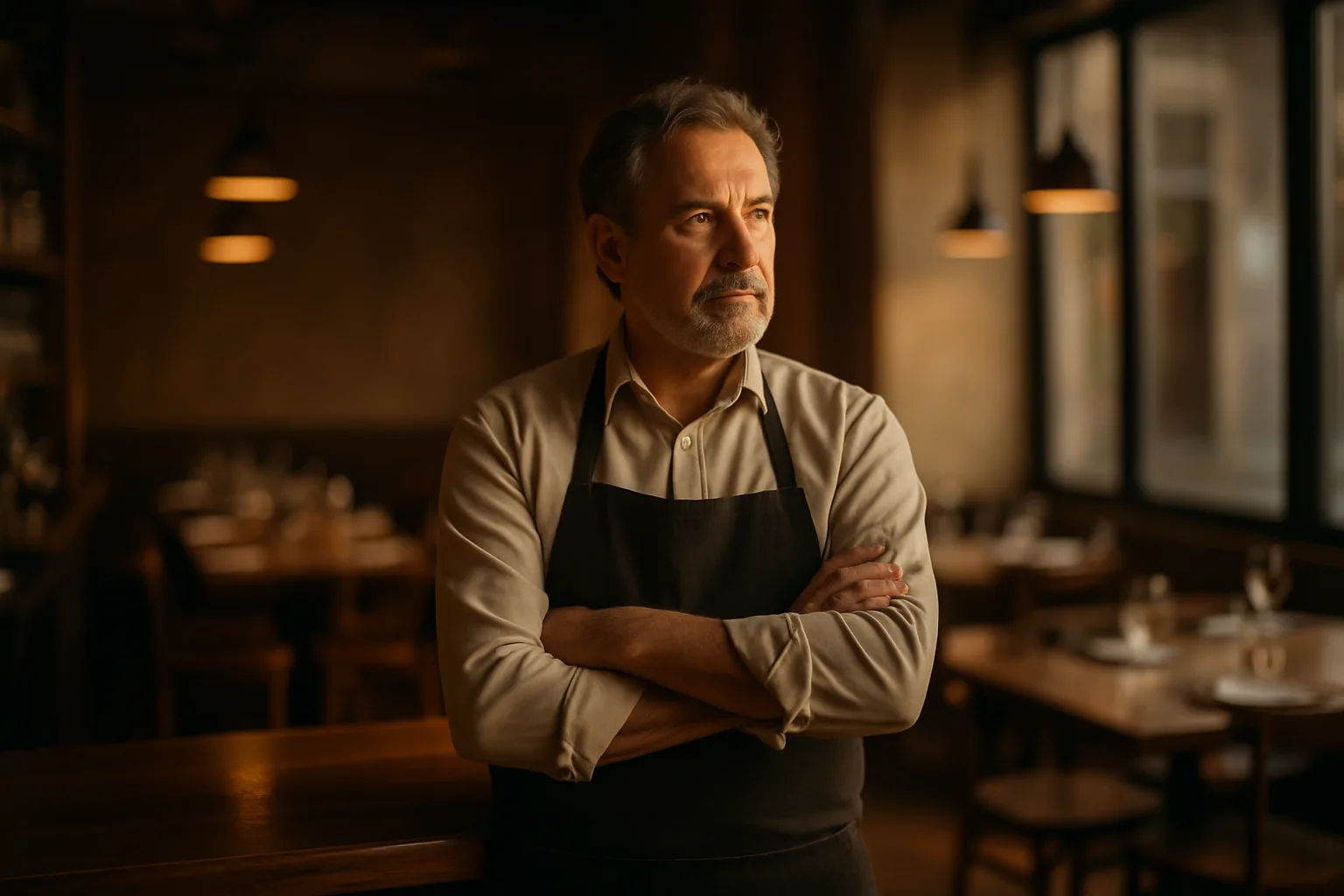 A restaurant owner considering why his business does not appear in AI search recommendations